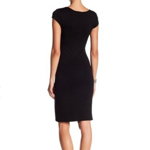 Velvet Torch Cap Sleeve Bodycon Dress Size XS - Picture 3 of 9